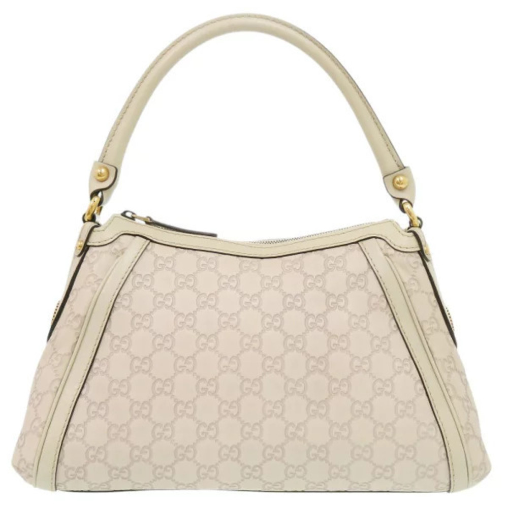 Gucci Guccissima Leather Ivory White Handbag